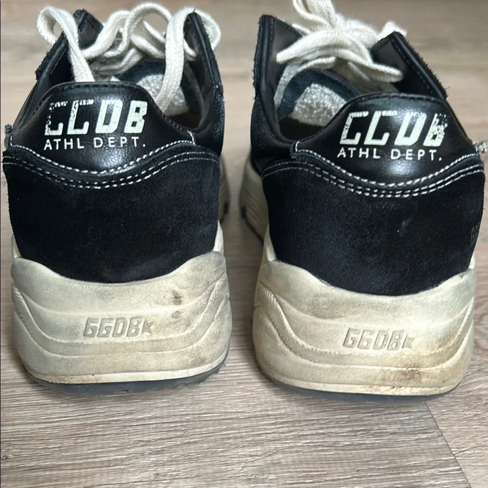 Golden Goose Women's Running Sole in black nappa and suede GGDB sz 37 - Picture 6 of 16